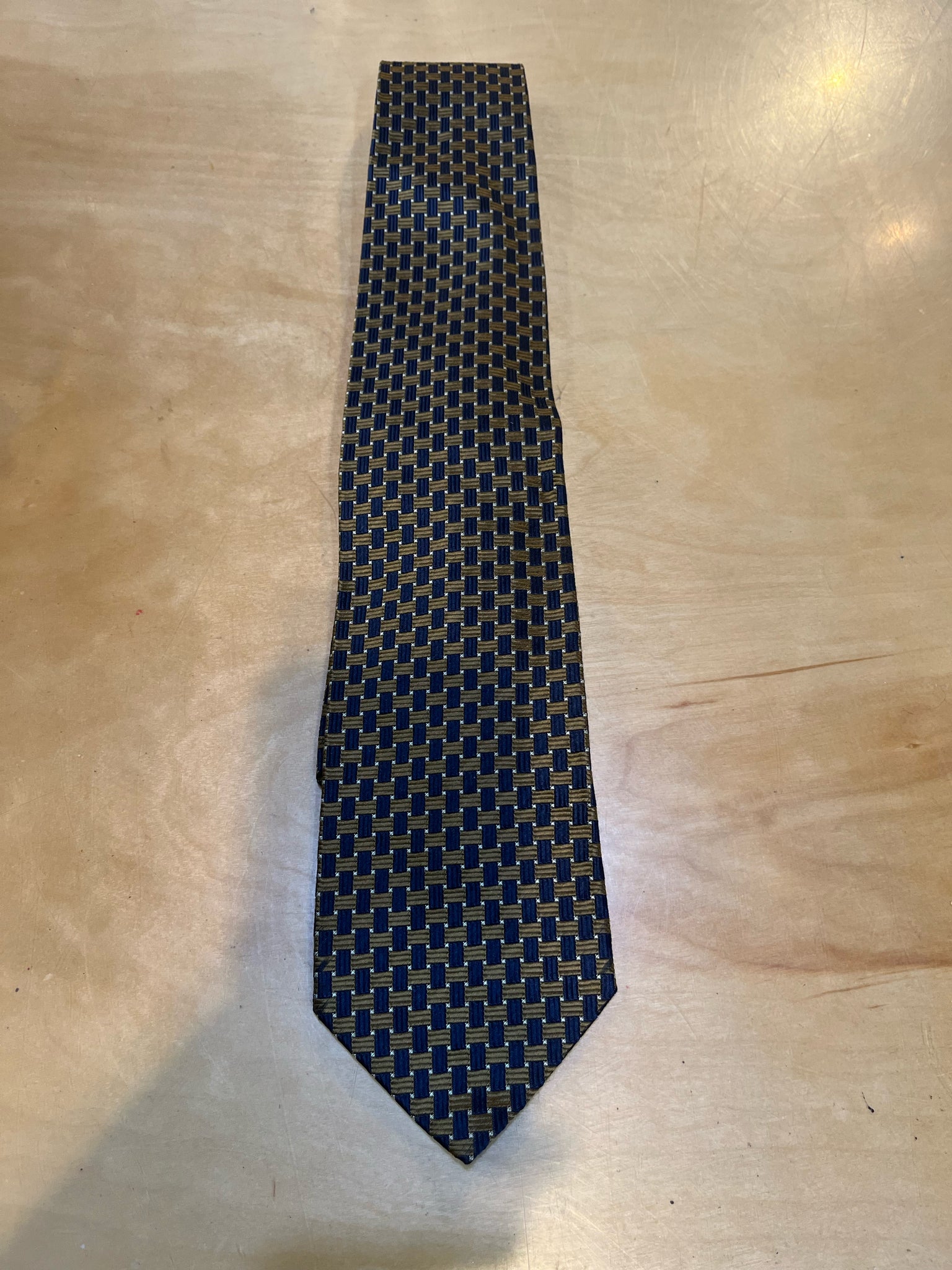 Tiffany & Co. Navy Pattern Tie