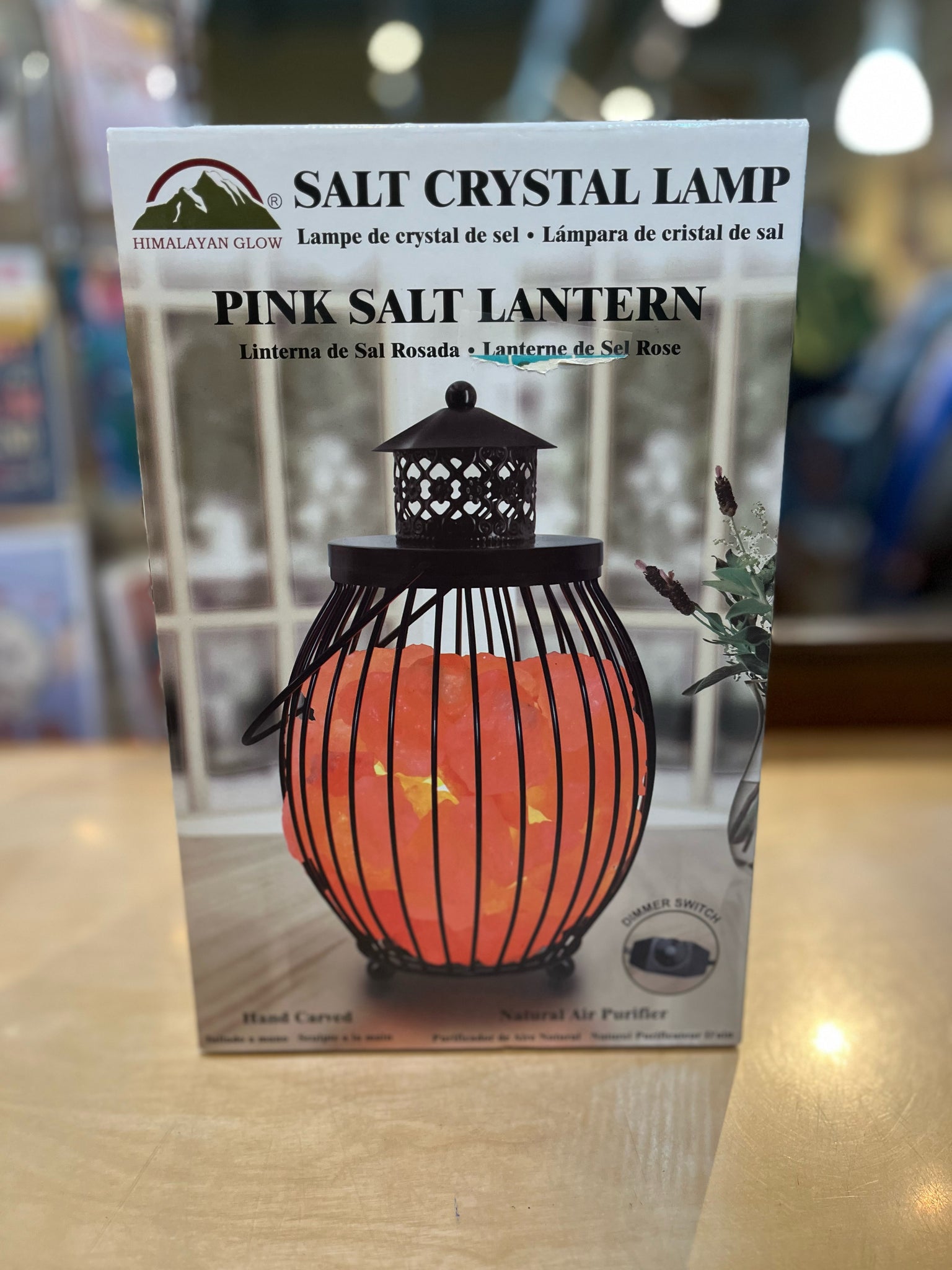 NIB Salt Lantern Lamp