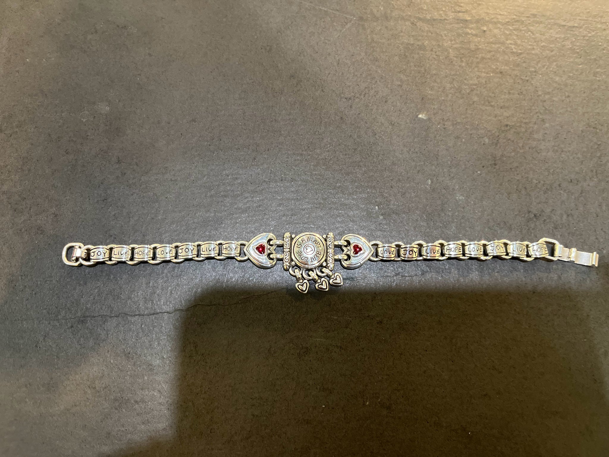 Brighton “Love is a heartbeat” Bracelet