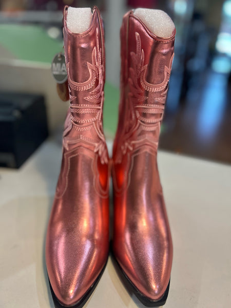 Mia Metallic Cowboy Boots