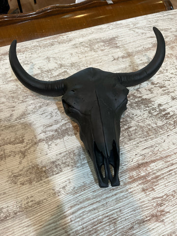 Faux Black Animal Skull Wall Decoration