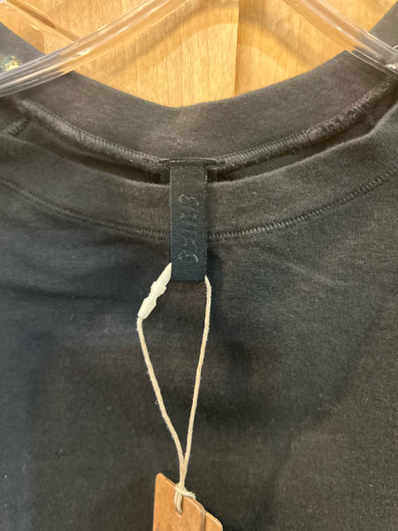 NWT Skims Black "Vintage Cropped Raglan" T-Shirt