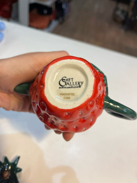 Fitz & Floyd  Strawberry Teapot