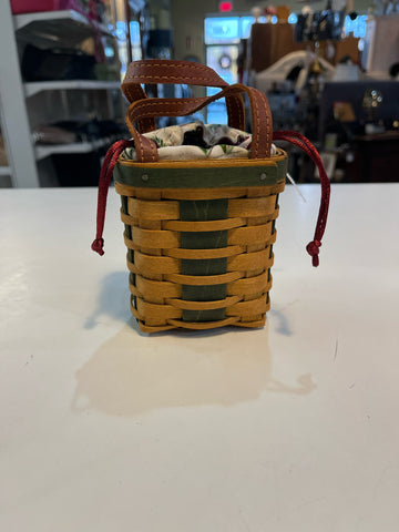 Longaberger "Tree Trimming" Little Shopper Basket