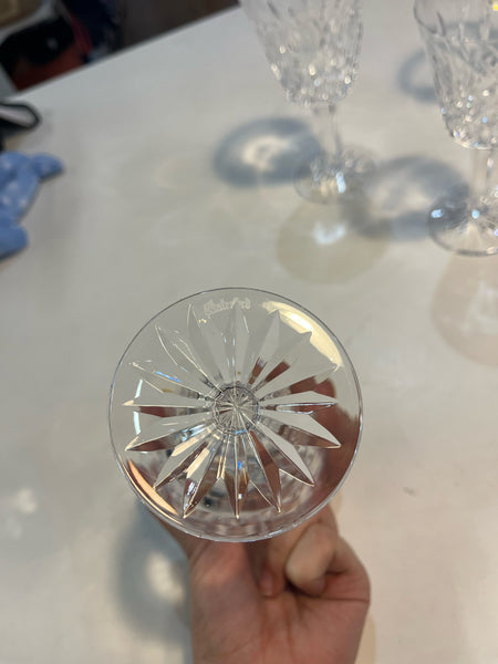 Waterford Lismore Wine Set of 4 Glasses