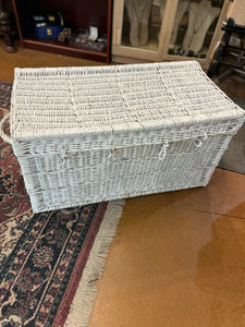 white Wicker Basket