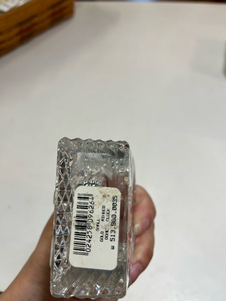 Waterford Small Rimmed Dome Carriage Desk Clock