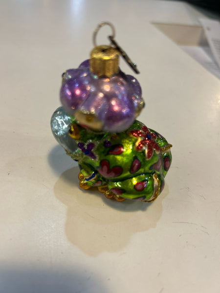 Jay Strongwater Frog Prince Ornament