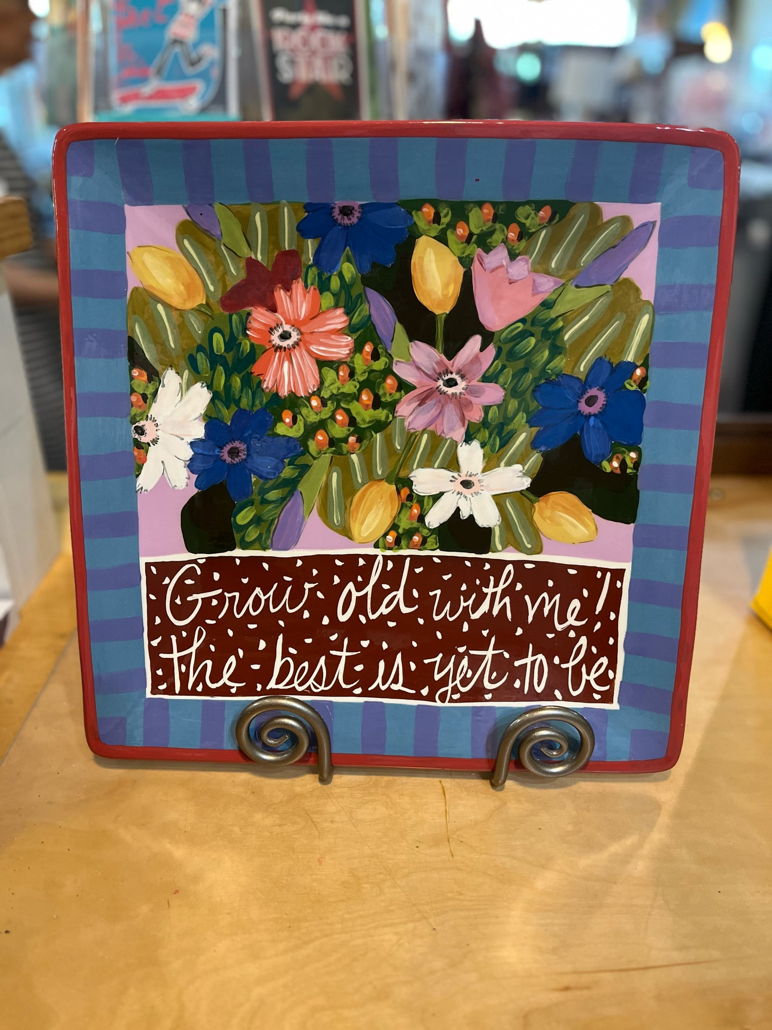 Droll Design Plate & Stand