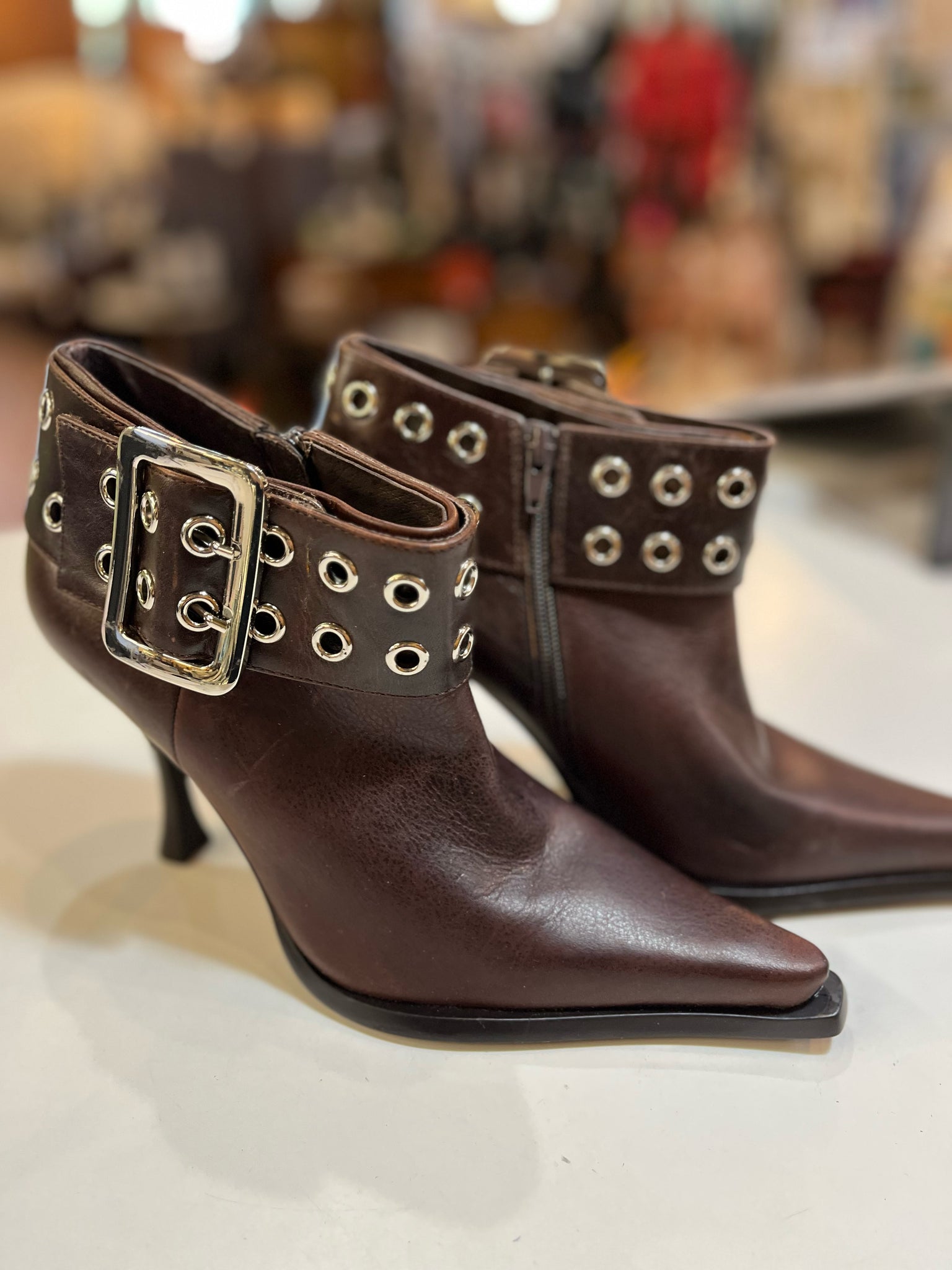 Jeffrey Campbell Brown Heeled Boots