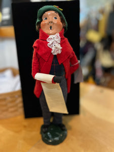 Byers’ Choice Caroler Man w/ Sheet Music