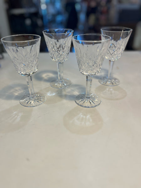 Waterford Lismore Wine Set of 4 Glasses