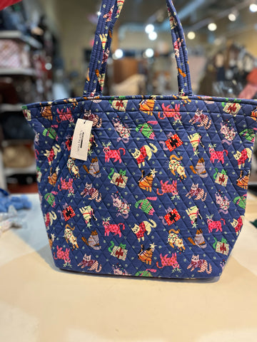 NWT Vera Bradley Christmas Cats Tote