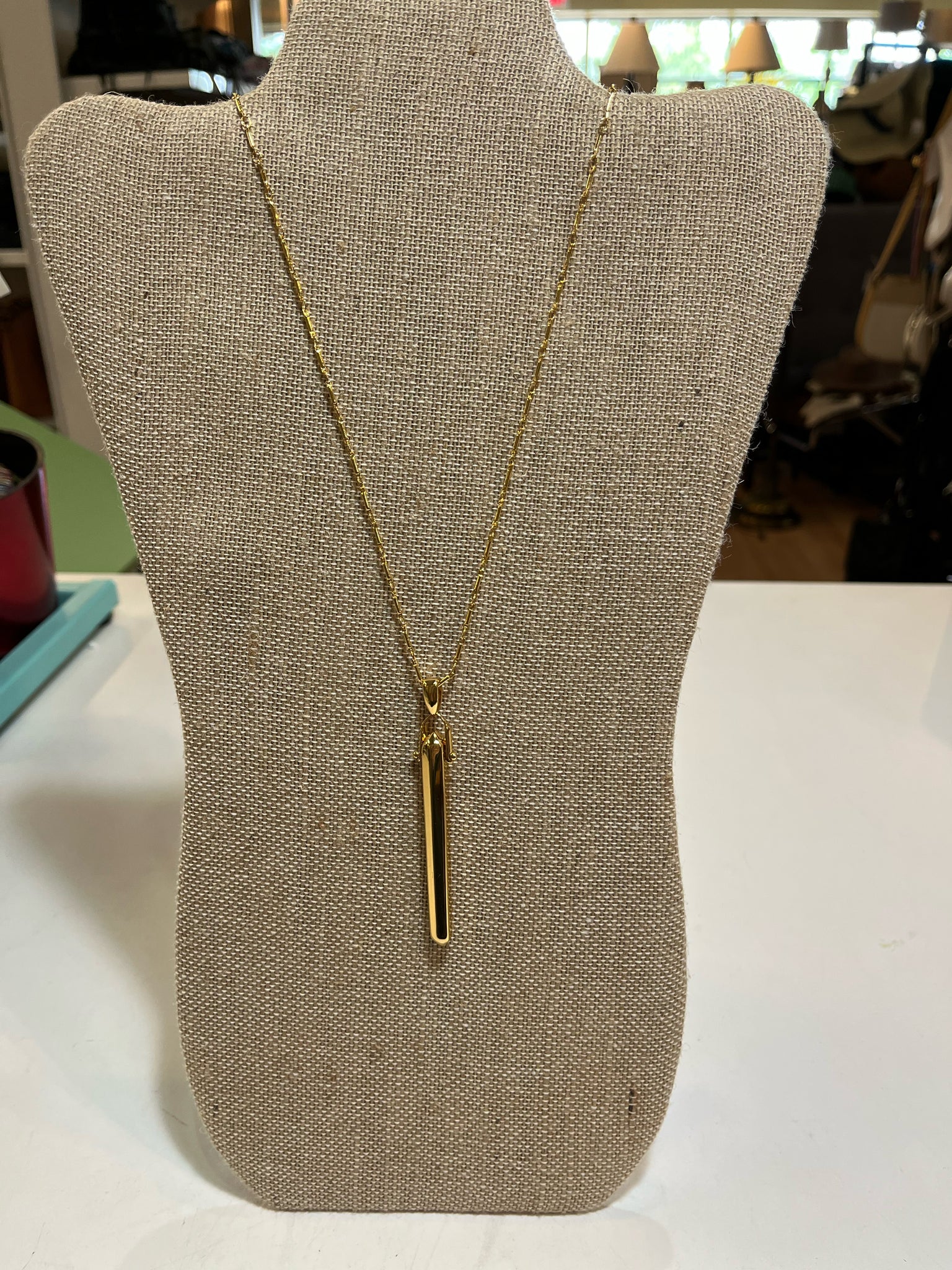 Stella & Dot Gold "Rebel" Necklace