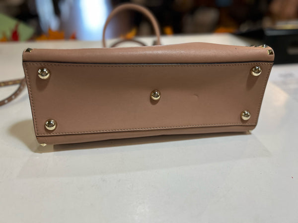 Authentic Valentino "Vitello Rockstud Dome Shopper" Handbag