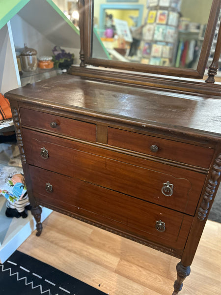 Vintage Dresser with Mirror