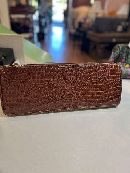 Samantha Brown Green Tweed Travel Bag