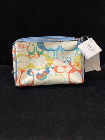 NWT Coach Butterfly Cosmetic Bag