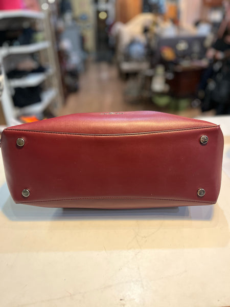 Michael Kors "Zena" Maroon Handbag