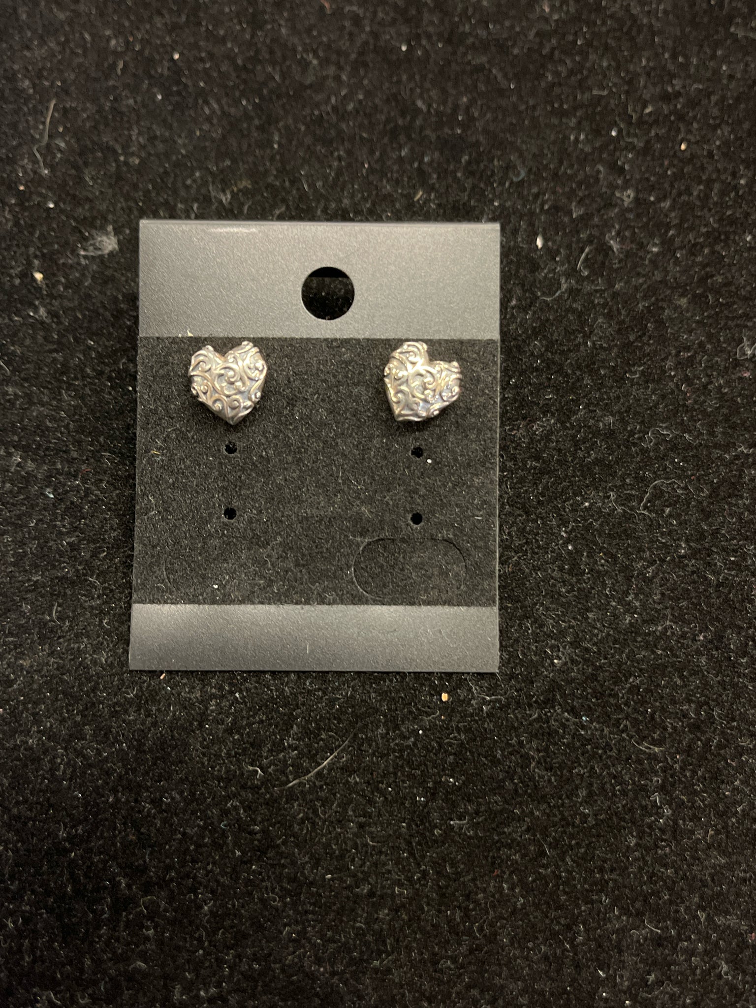 Pandora Floral Heart Stud Earrings