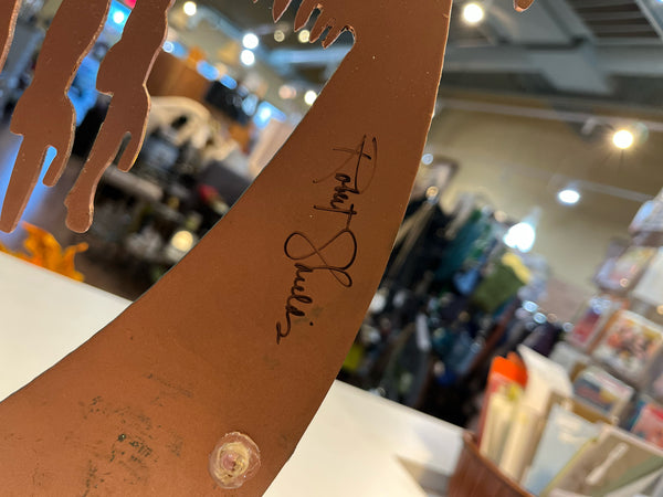 Signed Robert Shields "Kokopelli" Figurine