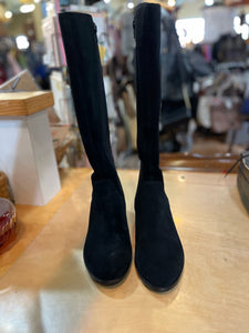 New Salvia “Dahl” Black Suede Boots