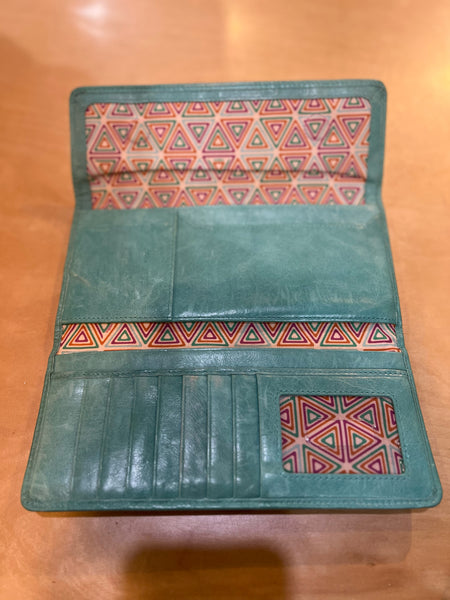 HOBO Teal Wallet