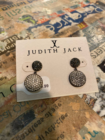 Judith Jack Two-Toned Earrings