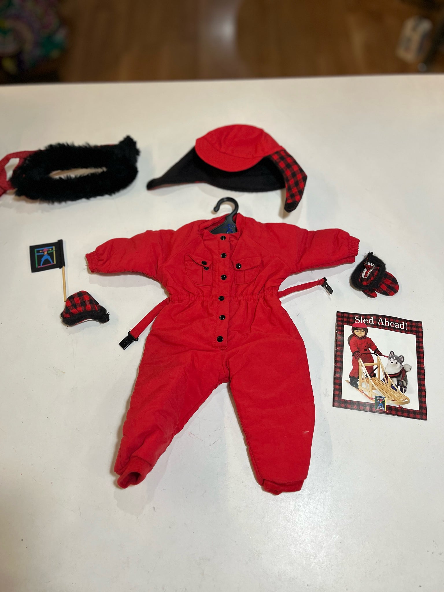 Retired American Girl “Red Sleigh Outfit”