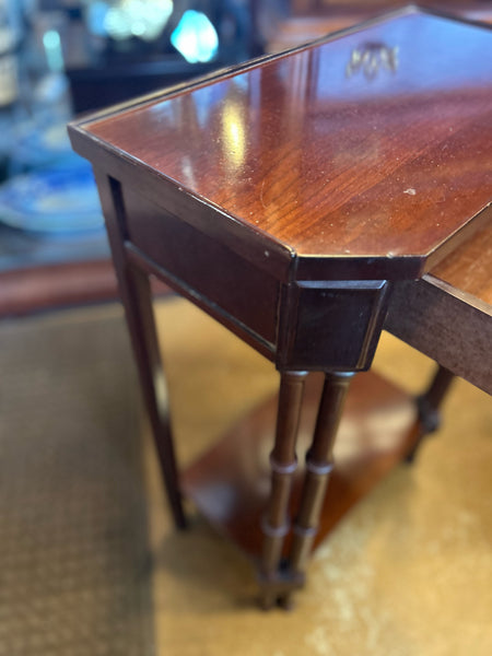 Dark Wood Nightstand