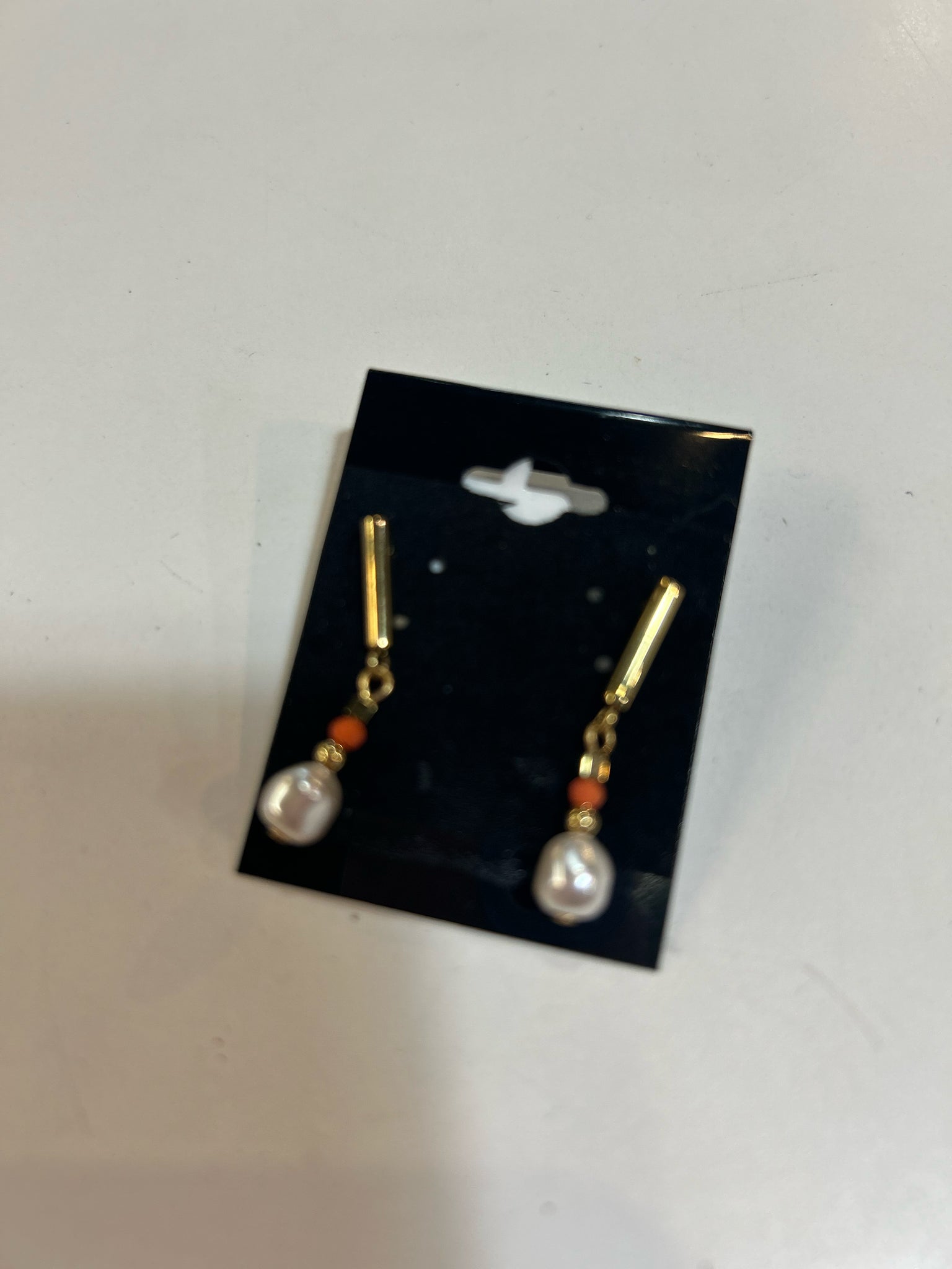 Coer de Lion Gold-Tone Beaded Earrings