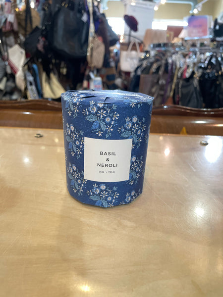 Pottery Barn Basil & Neroli Candle