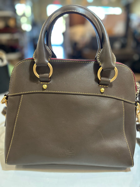 Dooney & Bourke Taupe “Cameron Florentine” Handbag