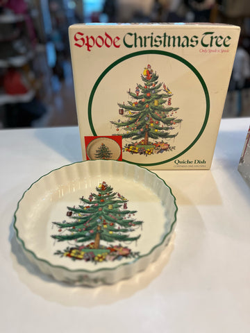Spode Christmas Quiche Dish