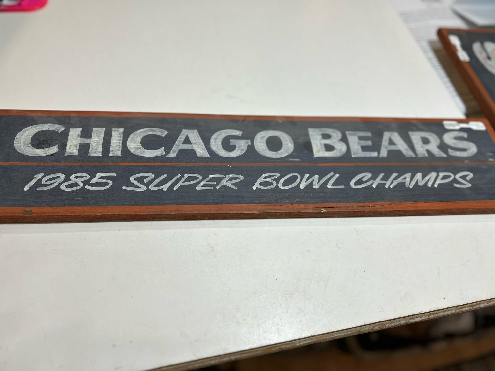 “Chicago Bears 1985 Super Bowl ”Wood Sign