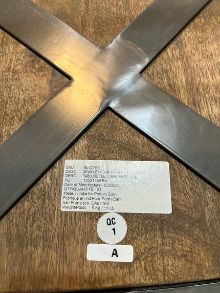 Pottery Barn "Mckinley" Counter Stool Set