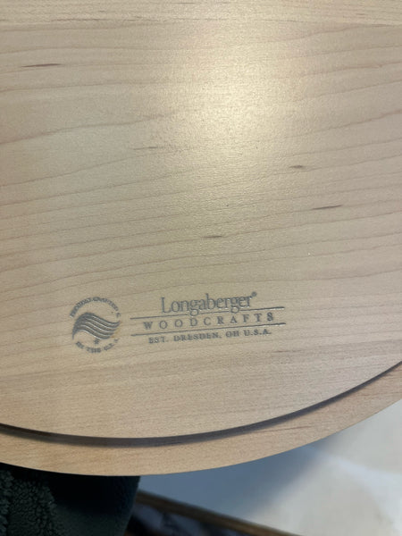 Longaberger XL White Drum Basket