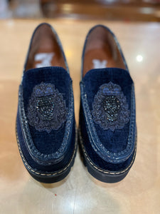 Donald Pliner Navy “Hope” Loafers