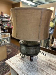 Rare Metal Milk Jug Lamp