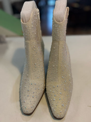 Betsey Johnson Pearl Boots