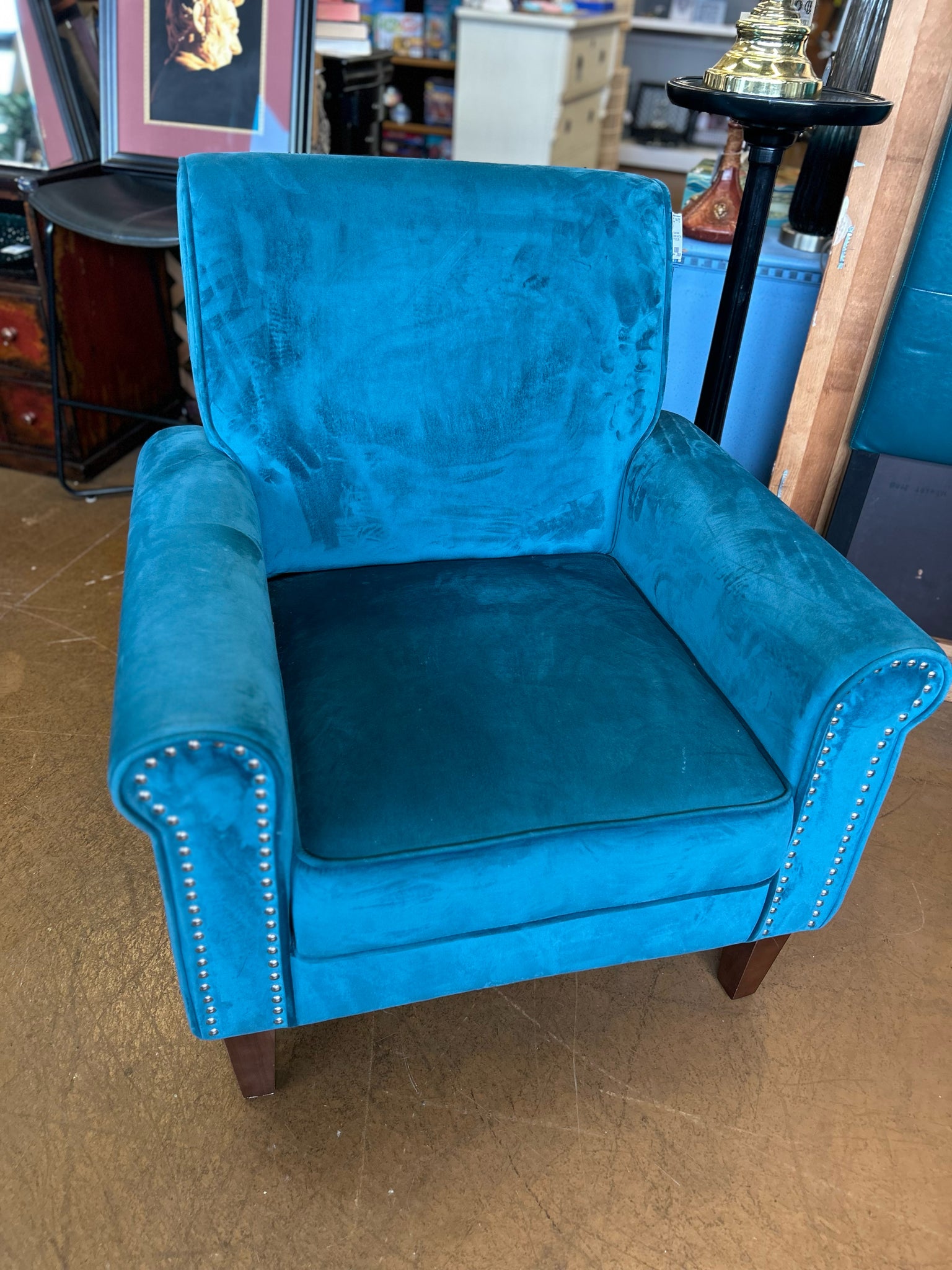 Turquoise Accent Chair