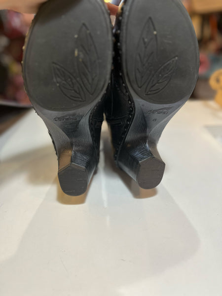 Dansko Black Leather Boots