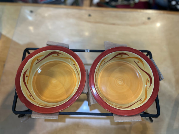 New Southern Living Pet Bowl Stand