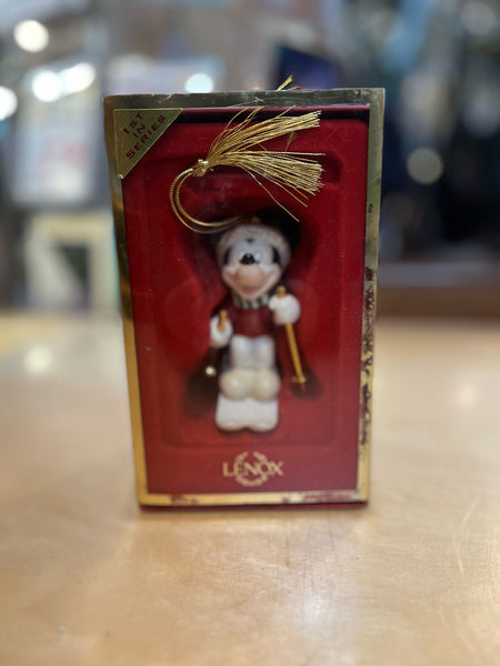 Lenox Mickey Skiing Ornament