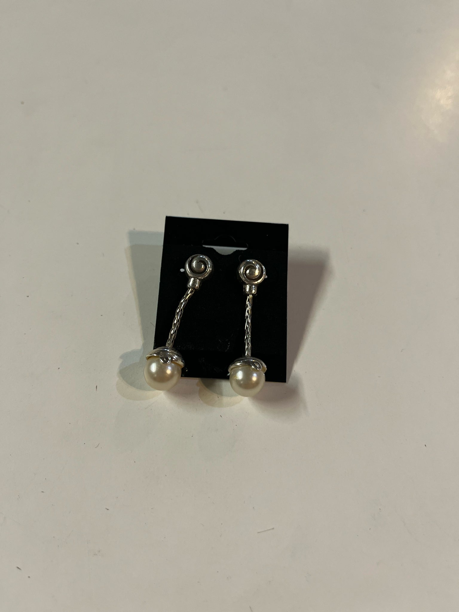 Retired Brighton Dangling Pearl Earrings