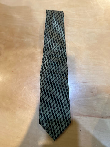 Tiffany & Co. Green Pattern Tie
