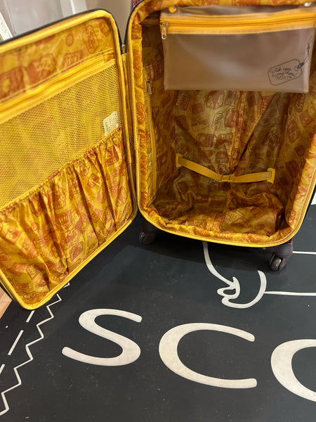 NWT Samantha Brown Burgundy Croc Luggage