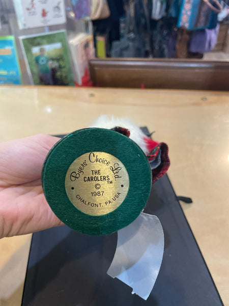 Byer’s Choice Figurine Carolers Girl in Hand Warmer