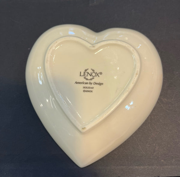 Lenox Holly Heart Dish