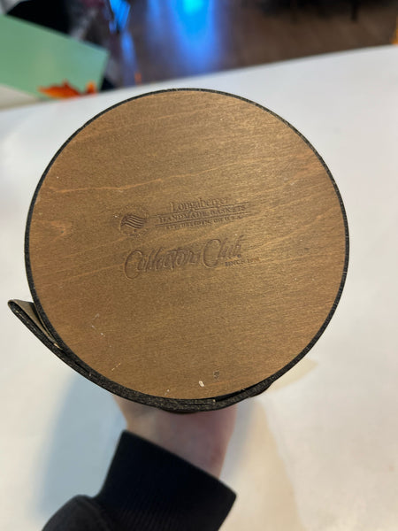 Longaberger Collectors Club Barrel Basket